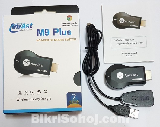 Anycast M9 Plus Wireless Display Dongle Wifi